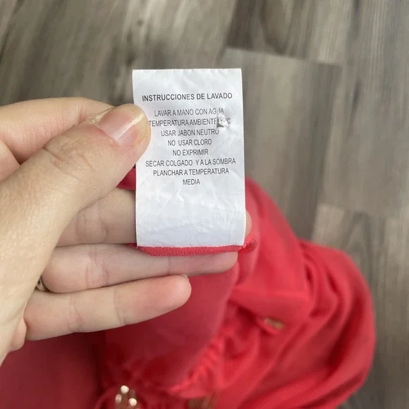 2000's Y2K Coral Pink Sequined Cover Up Shrug Kimono Sheer One Size Adjustable - Picture 6 of 6